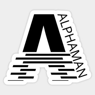 ALPHAMAN Sticker